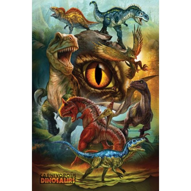 Dinosaur Carnivovous plakat