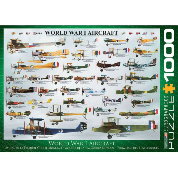 Fly 1&acute;Verdenskrig puslespil, 1000