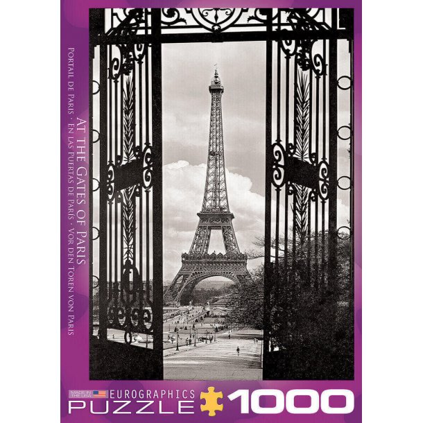 Paris med udsigt, puslespil 1000
