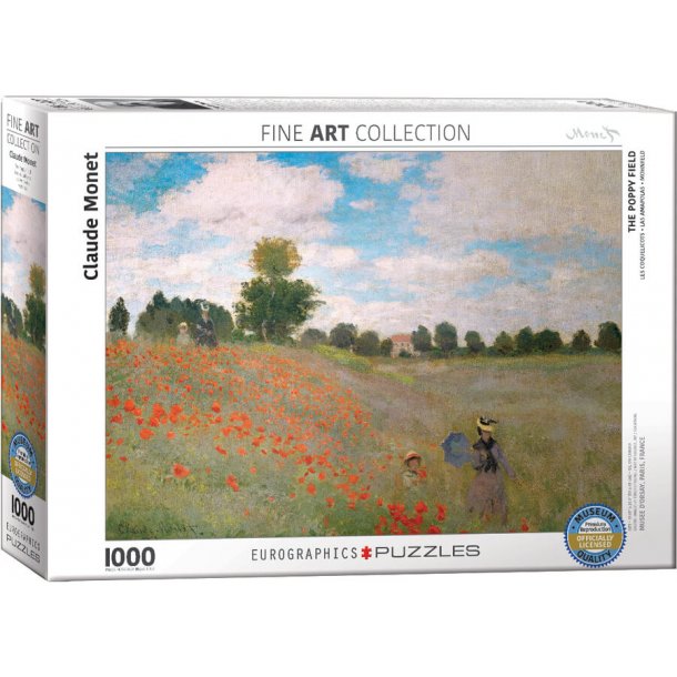 Monet, The Poppy Field puslespil