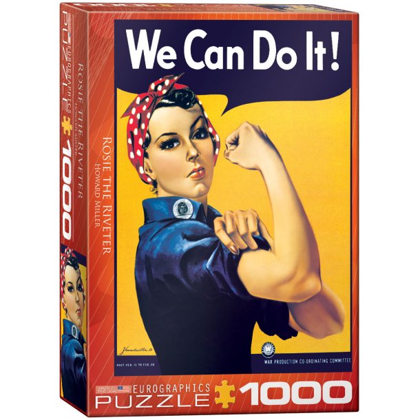 EuroGraphics Rosie the Riveter 1000-brikkers puslespil