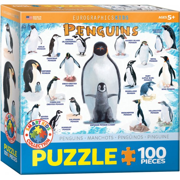 Pingvin puslespil, 100