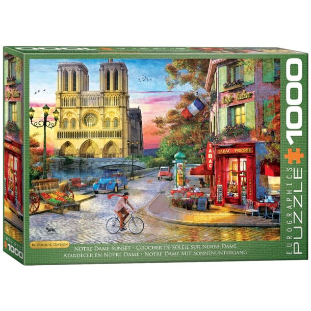 Notre Dame solopgang puslespil 1000 brikker